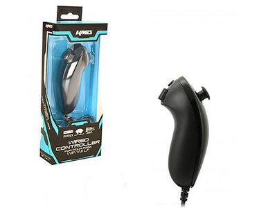 KMD Wired Nunchuk for Wii & Wii U - Black