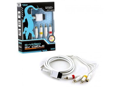 KMD 1.8m (6’) S-Video and AV Cable for Wii/Wii U - White