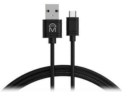 Câble de recharge et de synchronisation à port micro USB de 3 m (10 pi) par M – noir
