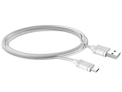 M 3m (10’) Micro USB-to-USB Charge & Sync Cable - White