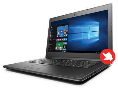 Lenovo Ideapad 310 15.6” Touchscreen Laptop with Intel® i3-7100U, 1TB HDD, 8GB RAM & Windows 10 - Black