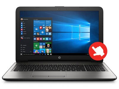 HP 15-ba036ca 15.6” Laptop with AMD A8-7410, 1TB HDD, 8GB RAM & Windows 10 - Silver