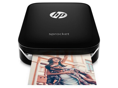 HP Sprocket X7N07A Bluetooth® Photo Printer - Black