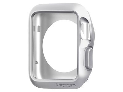 Étui Slim Armor de Spigen pour Apple Watch 42 mm – argenté