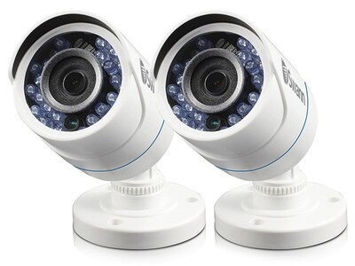 Caméras de sécurité HD étanches, intérieures/extérieures, jour/nuit SWPRO-HDCAMPK2 de Swann – ensemble de 2