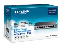 TP-Link TL-SG108PE 8-Port Gigabit Smart Switch with 4 PoE Ports