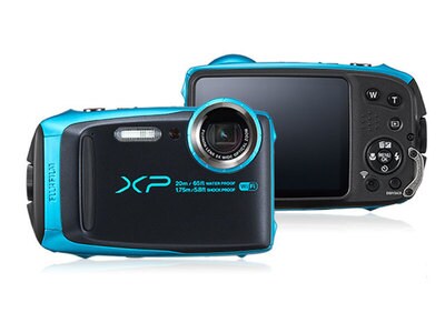 Fujifilm FinePix XP120 16.4MP Digital Camera - Sky Blue - Open Box