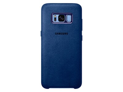Samsung Galaxy S8 Alcantara Cover - Rich Blue