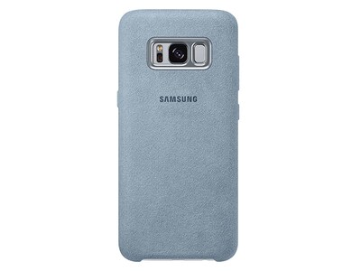 Samsung Galaxy S8+ Alcantara Cover - Mint Blue