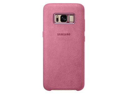 Étui Alcantara de Samsung pour Galaxy S8+ - rose