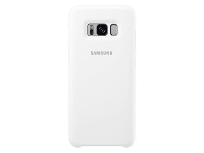 Samsung Galaxy S8 Silicone Cover Case - White