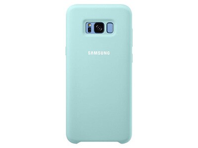 Étui en silicone pour Galaxy S8+ de Samsung – bleu