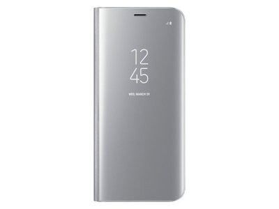 Étui Clear View avec fonction Stand de Samsung pour Galaxy S8 - Argent 