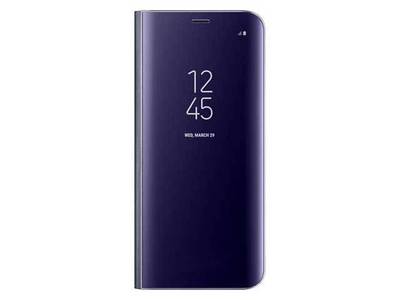 Étui Clear View avec fonction Stand de Samsung pour Galaxy S8+ - Violet 