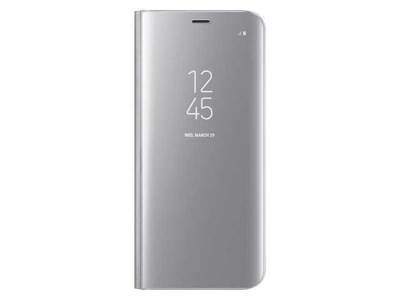 Samsung Galaxy S8+ Clear View Standing Cover - Silver