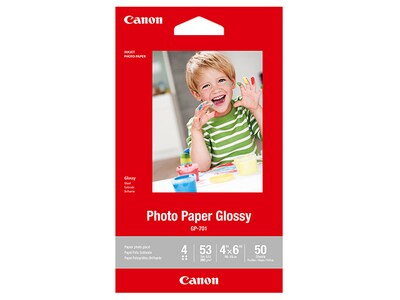 Canon GP-701 Glossy Photo Paper - 4” x 6” - 100 Sheets