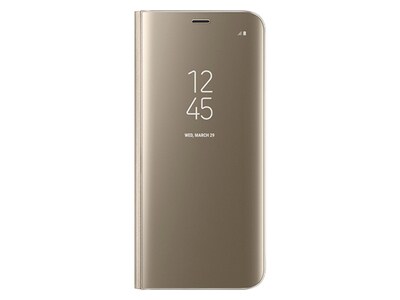 Étui Clear View avec fonction Stand de Samsung pour Galaxy S8+ - or