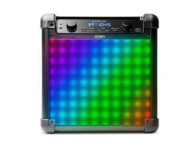 ION AUDIO Tailgater Flash Wireless Portable Speaker with Sound-Reactive Lights