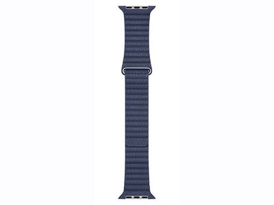 Apple® Watch 42 mm - 45 mm Bracelet à rabat aimanté - Grand - Bleu de minuit