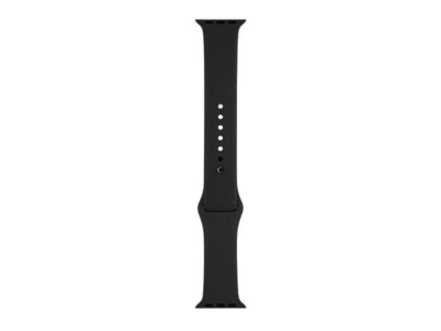 Bracelet sport pour Apple® Watch 42 mm - Noir (avec fermoir noir)