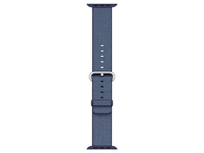 Bracelet en nylon tissé pour Apple® Watch 38 mm - Bleu de minuit