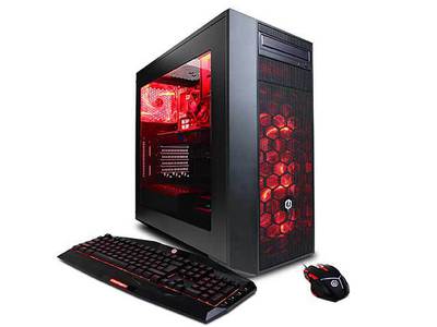 CyberPower Gamer Master GMA3000INC Gaming Desktop with AMD Ryzen 5 1400, 1TB HDD, 8GB RAM, NVIDIA GeForce GTX 1060 & Windows 10