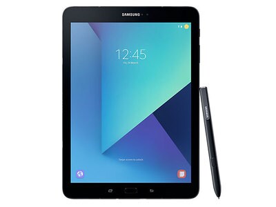 Tablette 9,7 po Galaxy Tab S3 SM-T820 de Samsung avec processeur à quadricœurs de 1,6 GHz et 2,15 GHz, stockage de 32 Go et Android 7.0 – noir