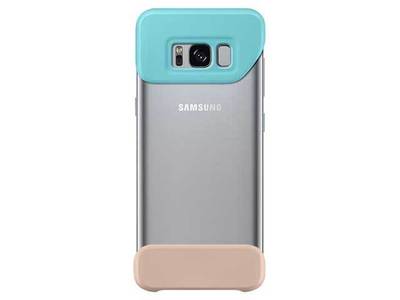 Samsung Two Piece Cover For Galaxy S8 - Mint & Brown 