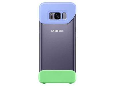 Samsung Two Piece Cover For Galaxy S8 - Violet & Green