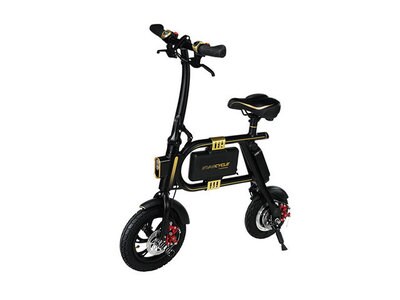 Swagtron SC-1 Swagcycle Folding Electric Bicycle - Black