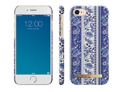 iDeal of Sweden iPhone 7/8 Fashion Case - Boho Blue Pattern