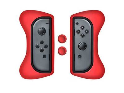 Ensemble de protection de poignées de Surge pour Nintendo Switch - Rouge