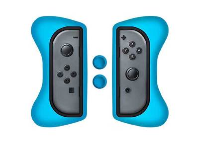 Ensemble de protection de poignées de Surge pour Nintendo Switch - Bleu