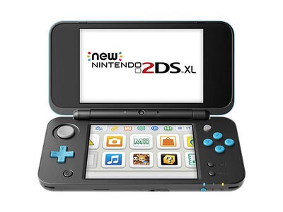 Console New Nintendo 2DS™ XL – noir et turquoise