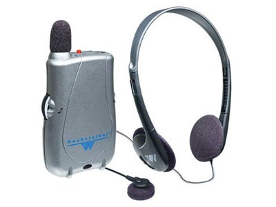 Pocketalker PKTDEH Ultra Amplifier with Over-Ear Headphones & Earbud