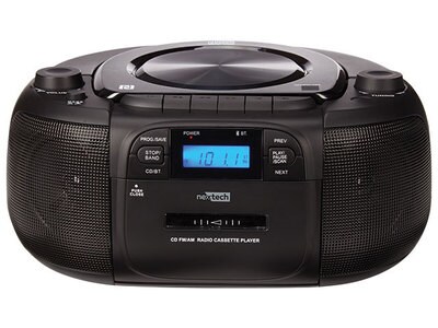Radio avec lecteur de cassette, CD et technologies Bluetooth® et CCP de Nexxtech