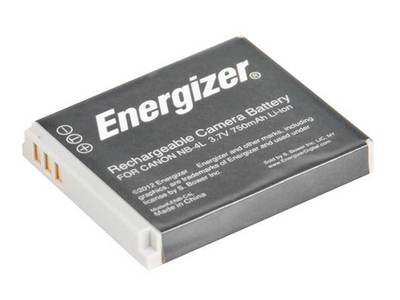 Energizer ENB-C4L Li-ion Replacement Battery for Canon and PowerShot Cameras
