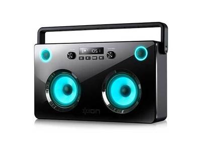 Ion Audio Spectraboom Wireless Boombox with Lighted Speakers