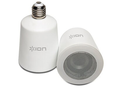 Ampoule à DEL avec haut-parleur sans fil Sound Shine d’ION Audio – ensemble de 2