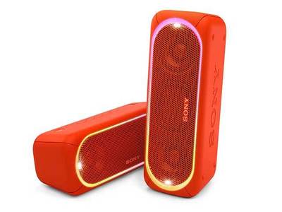 Haut-parleur Wireless Bluetooth® EXTRA BASS™ SRSXB30 de Sony — rouge