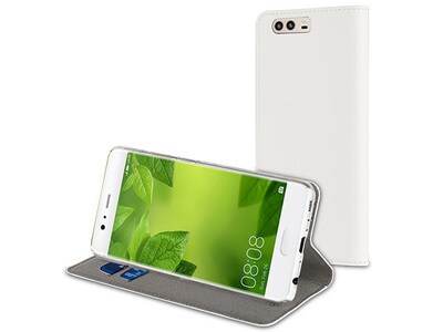 Muvit Huawei P10 Plus Folio Stand Case - White