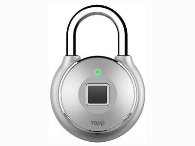 Tapplock one Security Lock with Fingerprint Scanner - Sterling Sliver