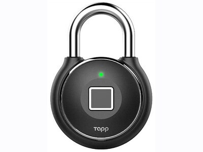 Tapplock one Security Lock with Fingerprint Scanner - Midnight Black
