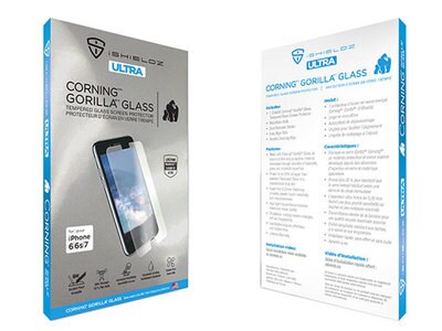Protecteur d’écran en verre trempé pour iPhone 6/6s/7/8 d’iShieldz