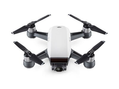 Mini drone quadricoptère Spark de DJI avec caméra 1080p – blanc