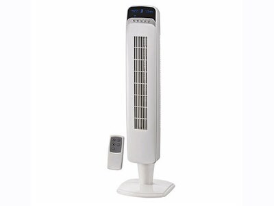 EcoHouzng 40" Oscillating Tower Fan with Remote - White