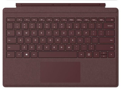 Couvercle avec clavier Signature pour Surface Pro – anglais – bourgogne