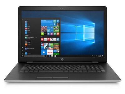 HP 17-bs010ca 17.3” Laptop with Intel® N3710, 1TB HDD, 8GB RAM & Windows 10 Home - Silver