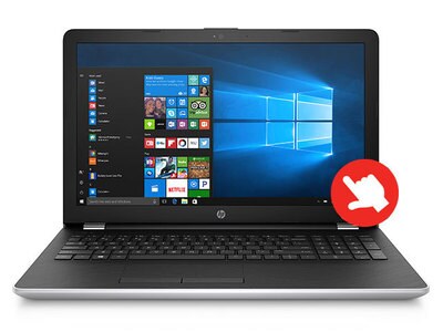 HP 15-bw016ca 15.6” Touchscreen Laptop with AMD A12-9720P, 1TB HDD, 12GB RAM & Windows 10 Home - Silver
