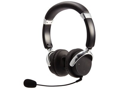 Casque d’écoute Bluetooth® stéréo avec microphone pour ordinateur personnel de Nexxtech - noir